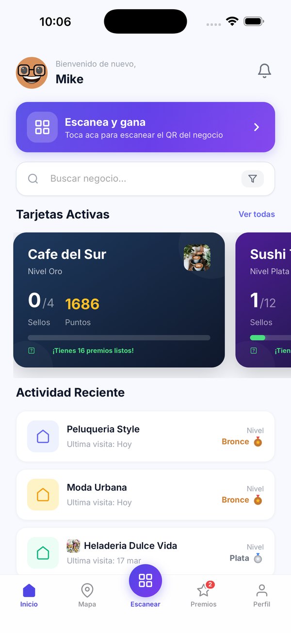App de Shay para clientes: sus clubes