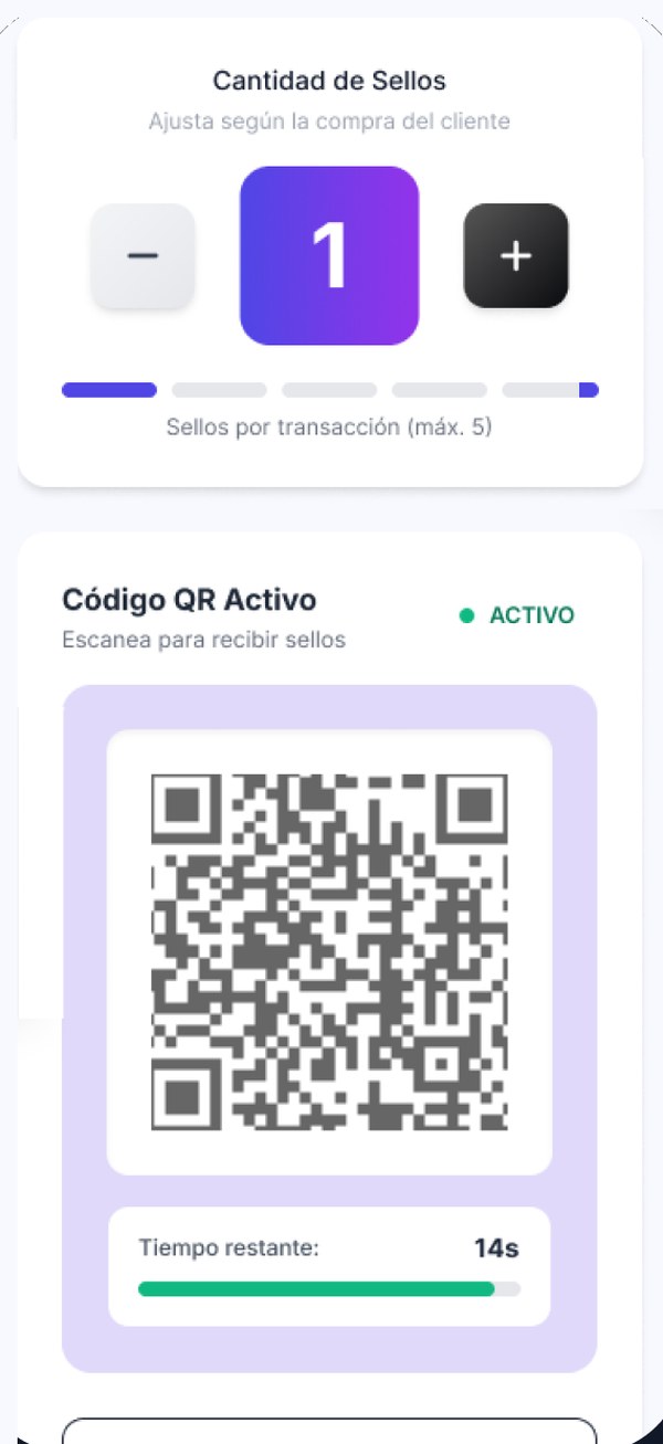 App de Shay para comercios: el QR para dar sellos