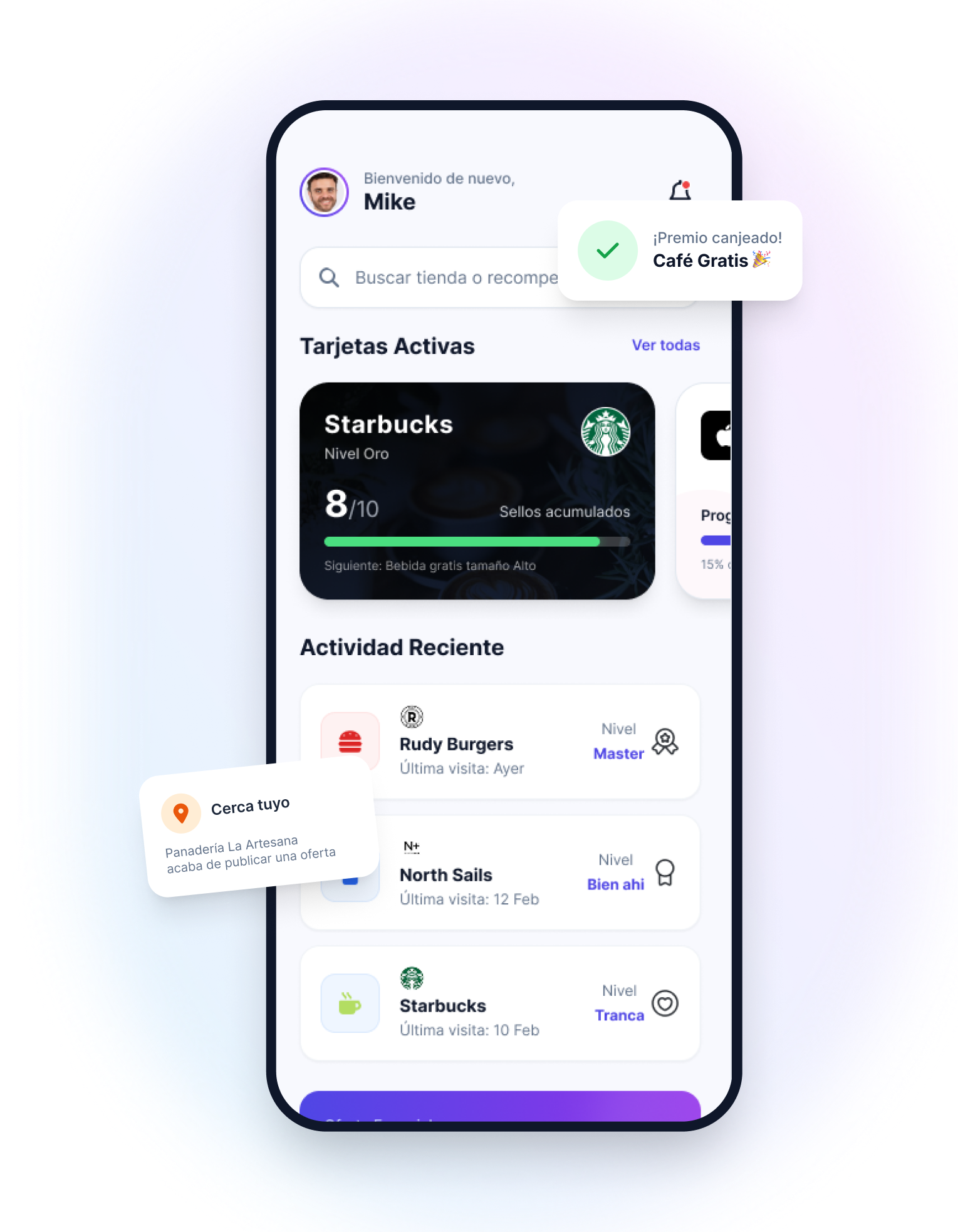 Shay App - Tus tarjetas de fidelidad digitales